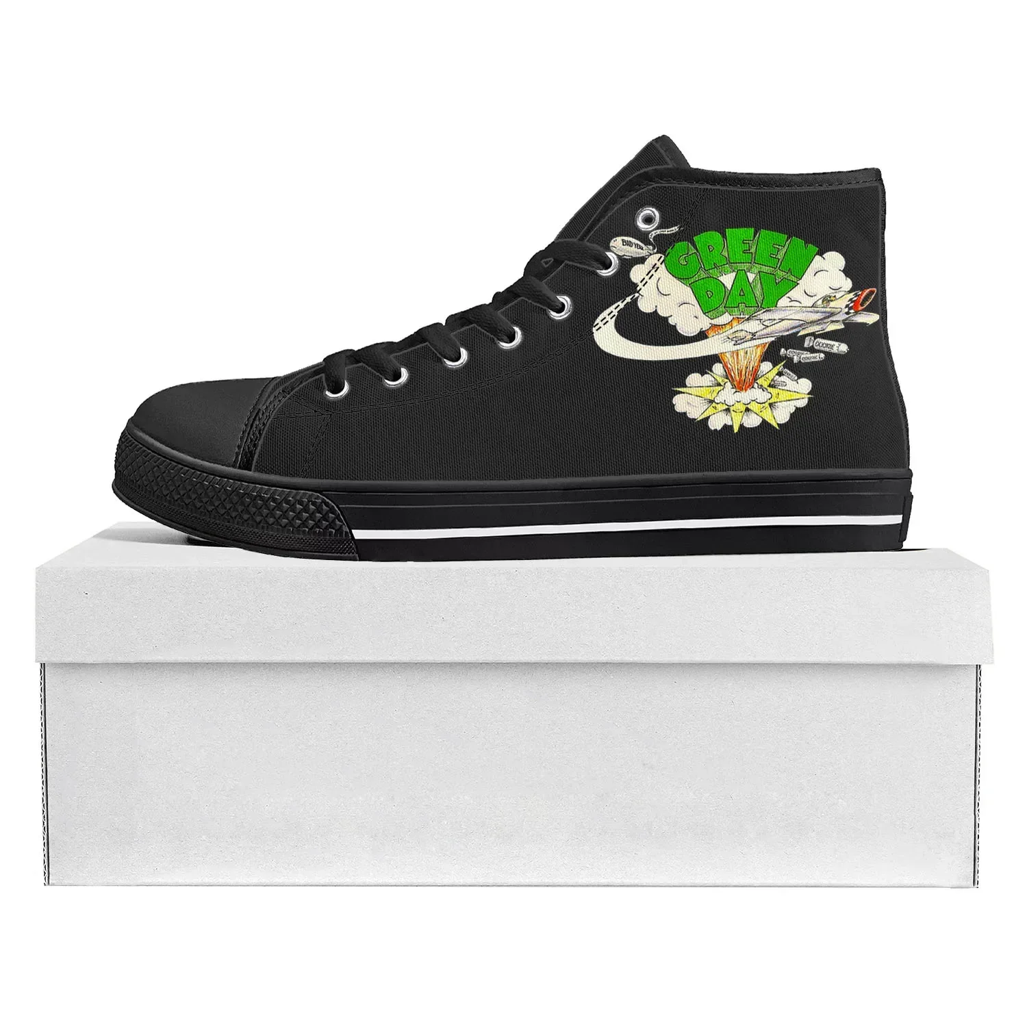 Canvas Sneaker High - Green Day Pop Rock Grubu Yüksek