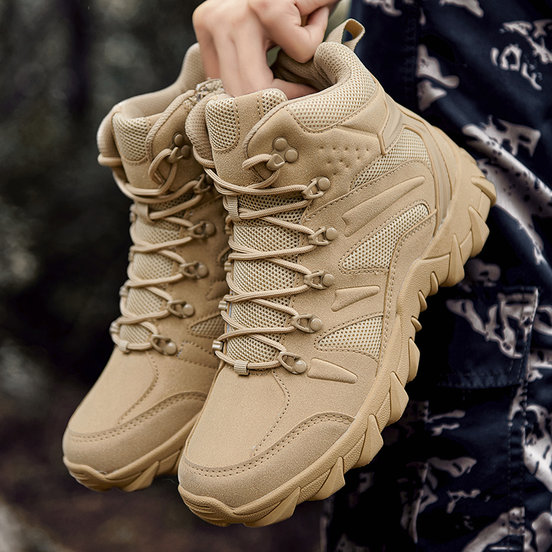 Men'S Shoes Timberland - Erkek Askeri Botları, Nefes Alabilen, Bağcıklı,