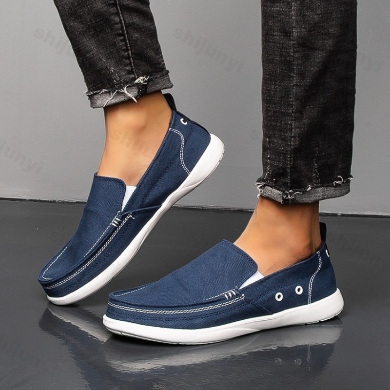 Men Shoes Loafers - Sonbahar erkek kanvas rahat ayakkabılar 2025,