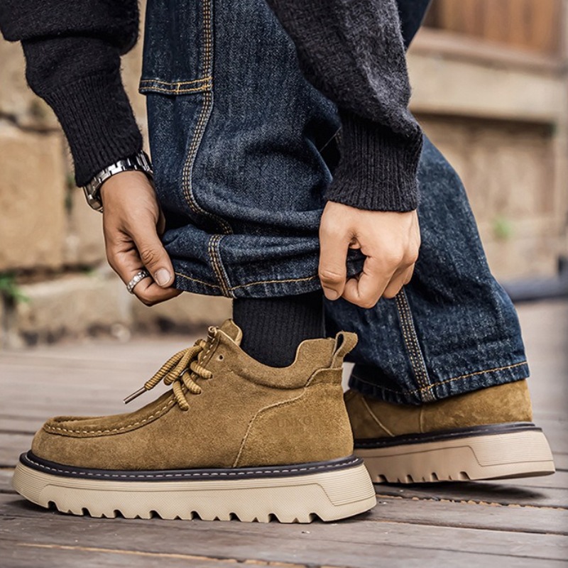 Sonbahar erkek lüks süet deri  - Men Shoes Loafers incelemesi ve fiyatı