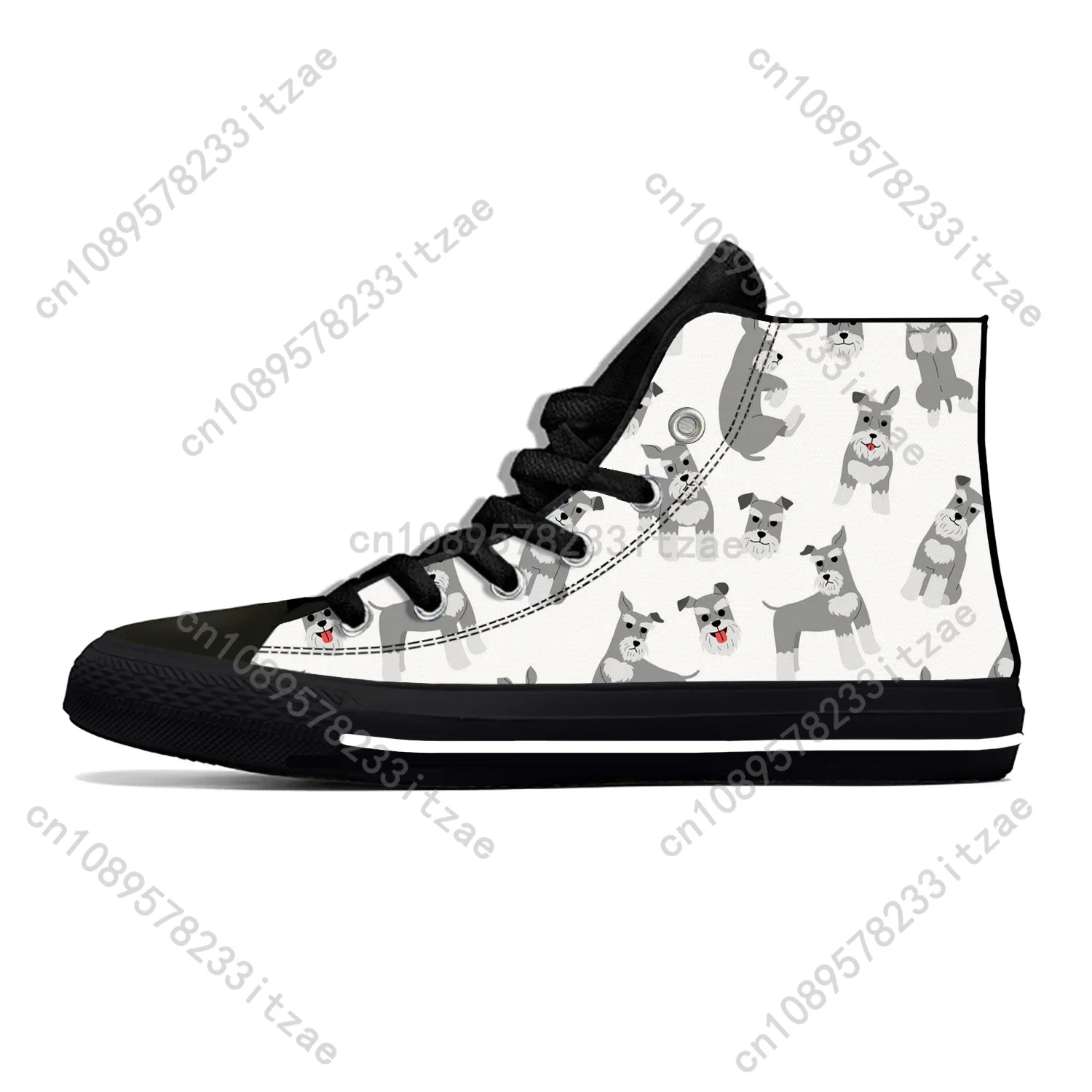 Schnauzer Hayvan Köpek Kesim K - Canvas Sneaker High incelemesi ve fiyatı