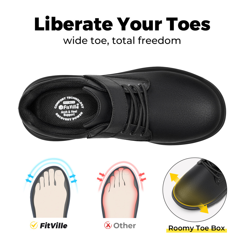 FitVille Erkek Diyabetik Ayakk - Men'S Shoes V5 Rnr incelemesi ve fiyatı