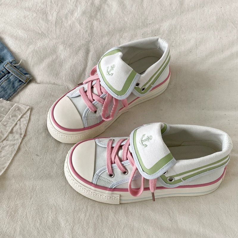 Kadınlar için Lacivert Tarzda, - Canvas Sneaker High incelemesi ve fiyatı