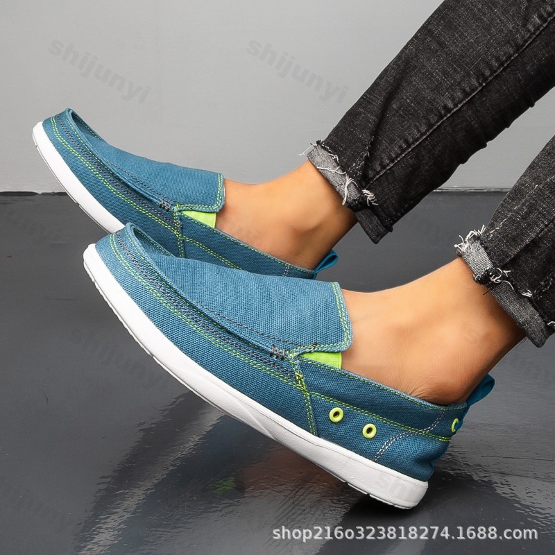 Sonbahar erkek kanvas rahat ay - Men Shoes Loafers incelemesi ve fiyatı